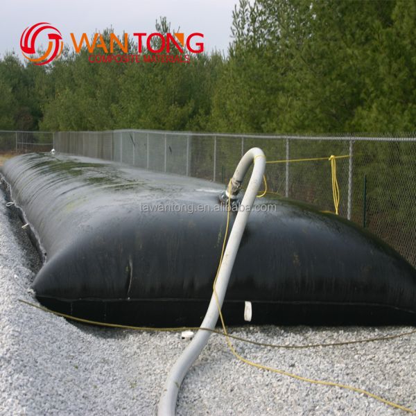 Черный PP Geotextile Geotube для защиты банков и крыши садовой дорожной основы