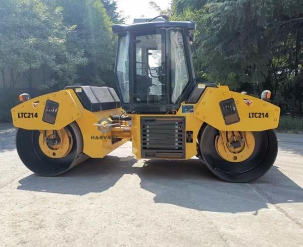 14Ton Hydraulic Double Drum Vibratory Roller LTC214 with Cummins 110kW Hot Sale In Tanzania