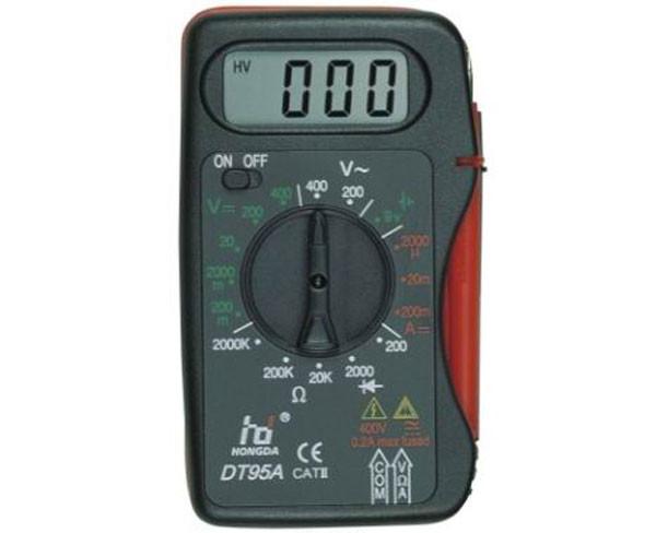 multímetro digital manual rms verdadeiro de DT95A avoirdupois/DV para a fábrica eletrônica
