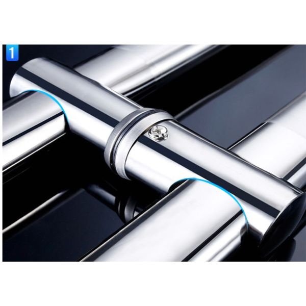 Polished Stainless Steel Door Pull Handles Long SUS316 1800mm