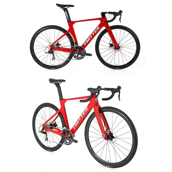 TWITTER RETROSPEC 22S Carbon Fibre Bicycle 9.1kg With Carbon Inner Cables Handlebar