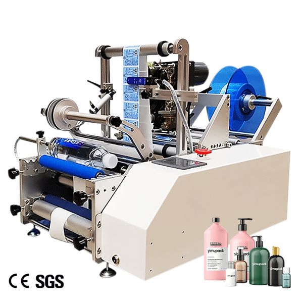 Adjustable Round Wine Bottle Labeling Equipment Applicator Machine Quick ROI