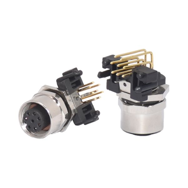 Код соединителя 3Pin 4Pin 5Pin a держателя M12 панели электрического винта мужской женский