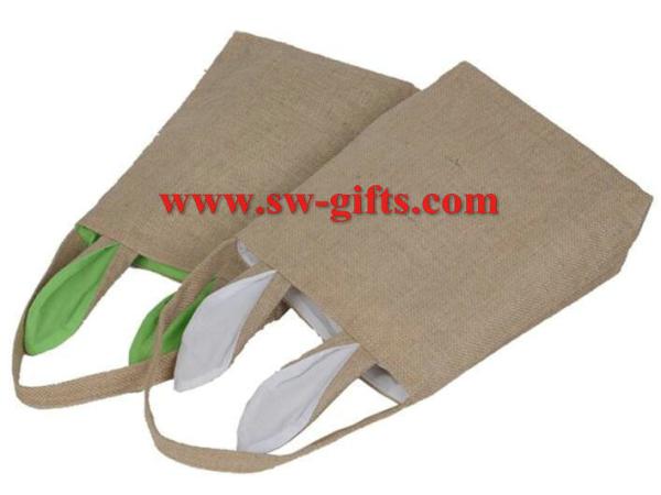 Easter eggs baskets jute bags cute gifts bunny mascot the easter bunny cotton bag decorations toys dinosaur easter egg