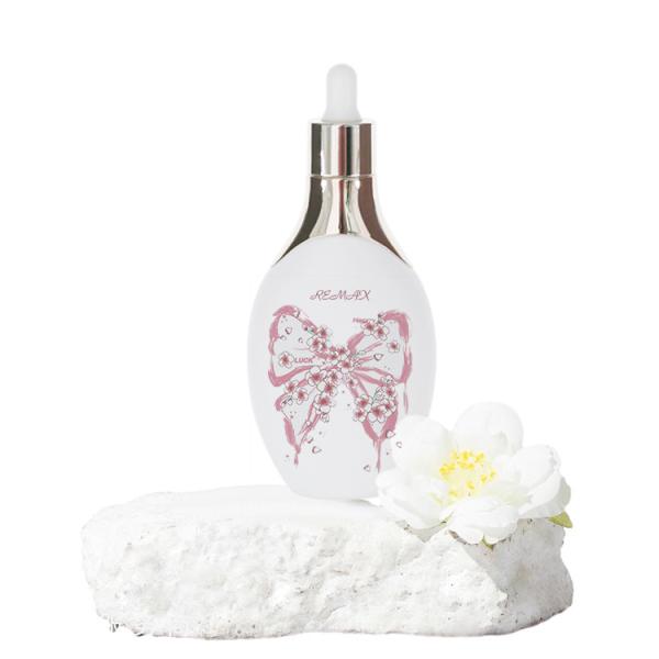 Embalagens cosméticas de vidro congelado, garrafas de 50 ml com conta-gotas
