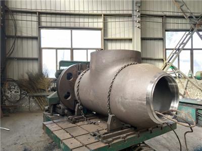 High Durability A234 WP5 Drum Tee Pipe T Joint Corrosion Protection