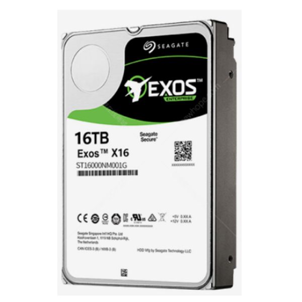 16TB Exos X16 7200 turn 256MB SATA3 3.5 inch Enterprise Hard Disk for Desktop Computers