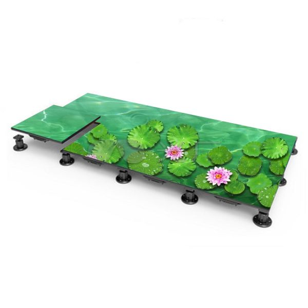 P2.6 Seamless LED Dance Floor Quick Lock 500x500mm Die-casting AL Cabinet