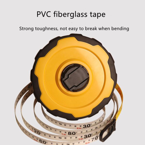 Taille du ruban d'ingénierie à haute ténacité Taille du ruban d'ingénierie en fibre de verre en PVC 30M