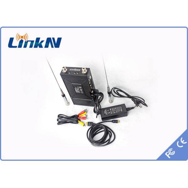 Body-Worn Police Video Transmitter Long Range COFDM QPSK HDMI & CVBS AES256 Encryption Battery Powered