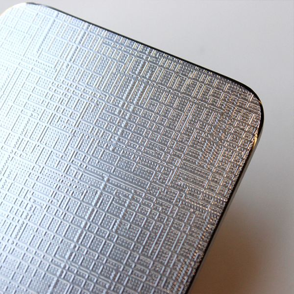  Embossed Stainless Steel Sheet Metal Plate Slit Edge Sheet