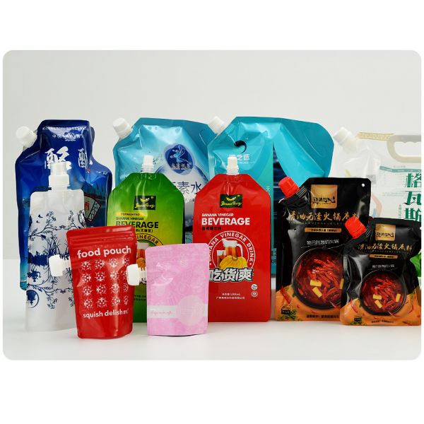 8L Reusable Plastic Water Pouch Outdoor Camping Hiking Portable Water Bags Drinking Flat Bottom Folding Water Bag with Spout