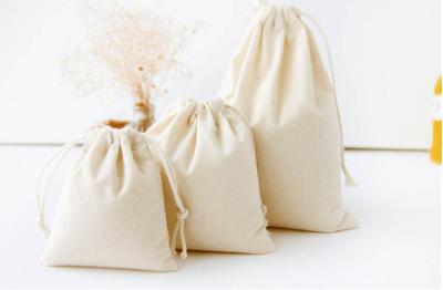 Logo Customized Cloth Sample Bags , Mining Sample Bags With Cotton Rope