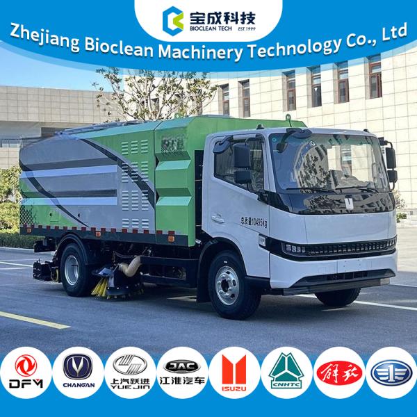Functional Pure Electric Versatile Heavy Duty Vacuum Truck For Effective Street Cleaning