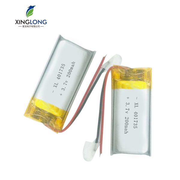 Hot Selling 401735 Solid State Battery Li-po Battery 3.7v200mah for  Products Mobile Digital Equipment Instrument