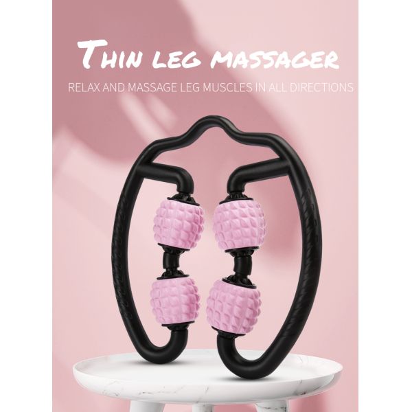 4.2cm Dia Anti Cellulite U Shape Massage Roller For Legs Handheld