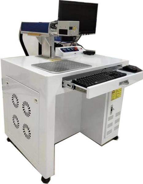 Glass Diamond Superfine UV Laser Engraving Machine Air Cooling Way Compact Design