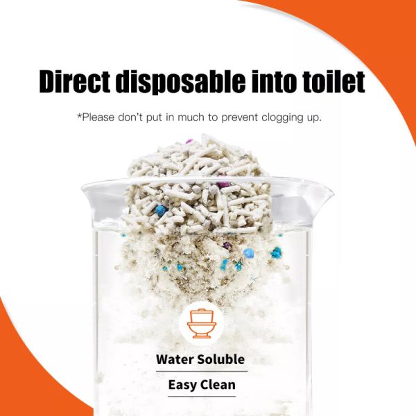 Customization Degradable Tofu and Bentonite Mixed Cat Litter Dust Free Easy to Scoop