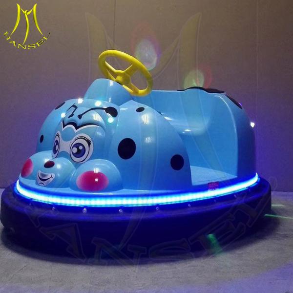 Hansel hot selling battery plastic kids electric kids ride on bumper car