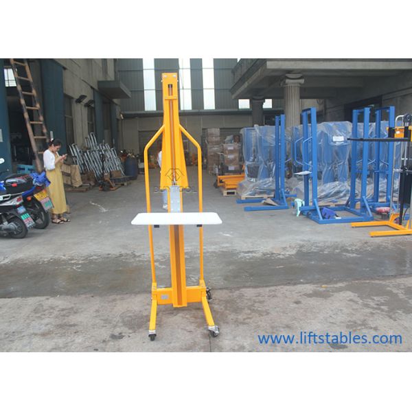 220 caminhão de elevador manual do Positioner do trabalho da plataforma M200 do empilhador hidráulico da prateleira da libra 100kg