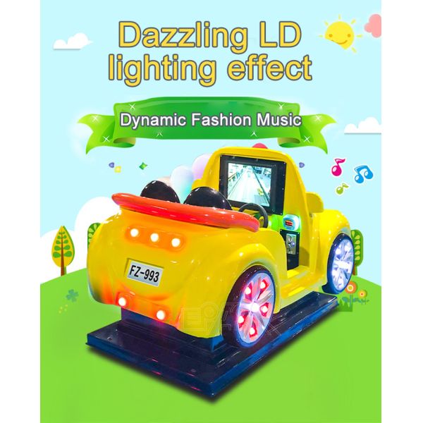 Genius Racer Kids Ride Toys For Amusement Park Swing Car Game Machine