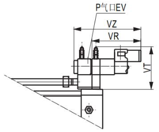10A-5 Heavy Air Cylinder than SC cylinder more long service life