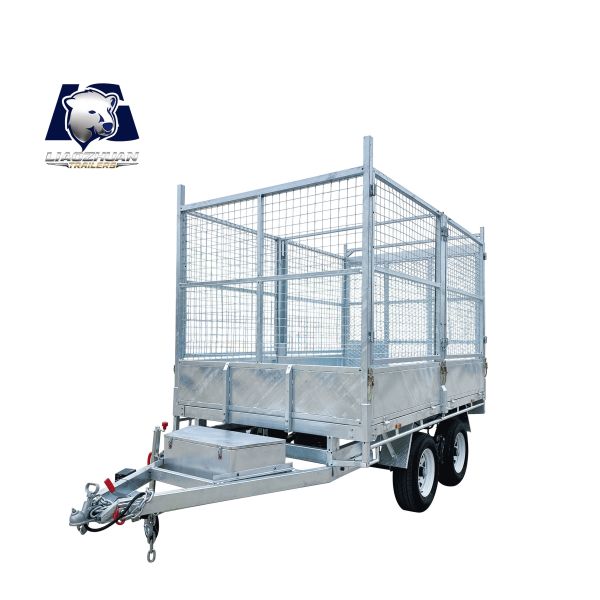 10x7 Dual Axle Box Trailer Hot Dip Galvanised Tilt Box Trailer 3500kg ATM
