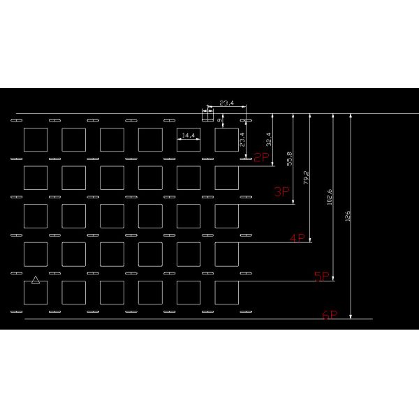Configurable 1P-6P Nickel Strip — Precision 20.5mm Pitch Spacing for Insulated