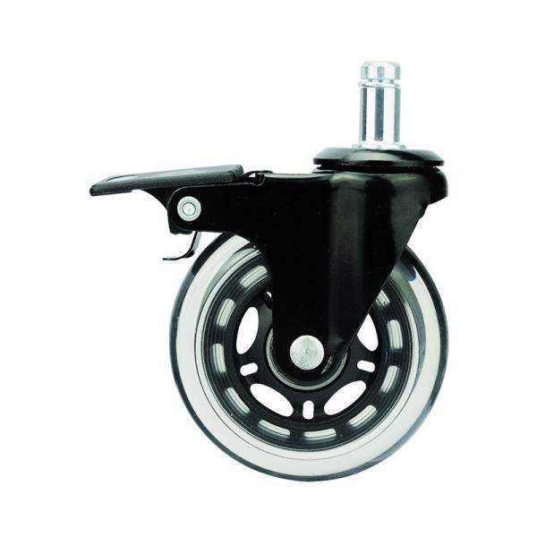 Dajin Furniture Casters For Hardwood Floors / Carpet , 3 Inch Casters With Stem