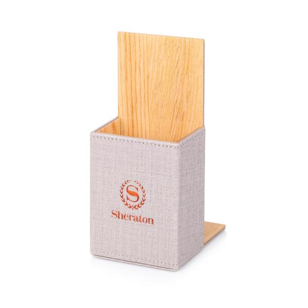 bamboom acrylic beige leather hotel leather products  for Marriot hotel