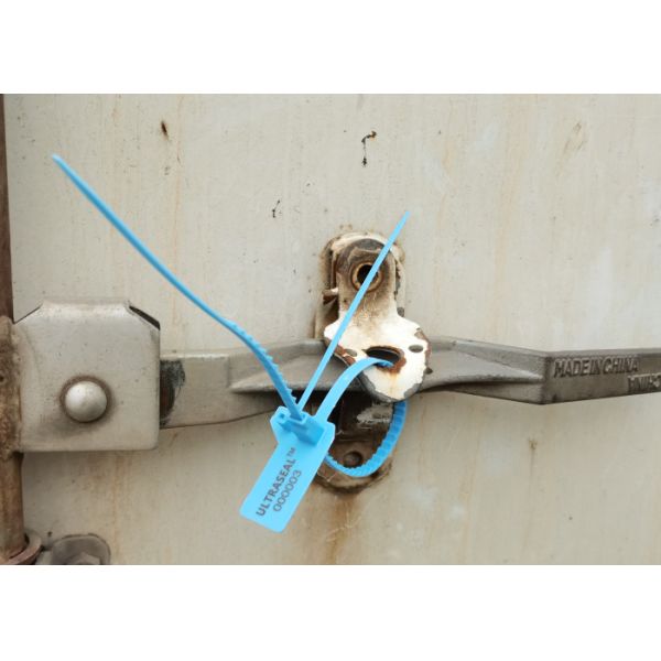 400mm Length Plastic Security Seal with 275 N Tensile Strength and Laser Print Pull Tight Tamper-Evident Seal