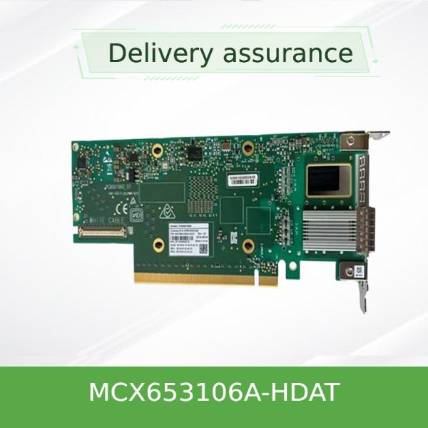 Tarjeta de red Mellanox ConnectX-6 MCX653106A-HDAT VPI, adaptador InfiniBand y Ethernet de 200 Gb/s