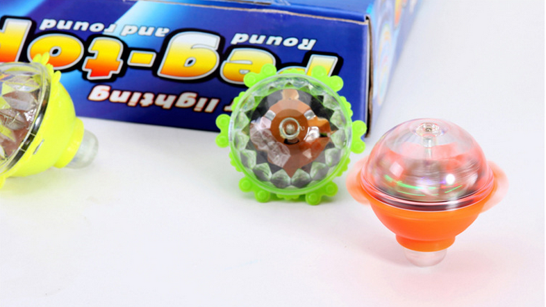 Flash light friction gyroscope
