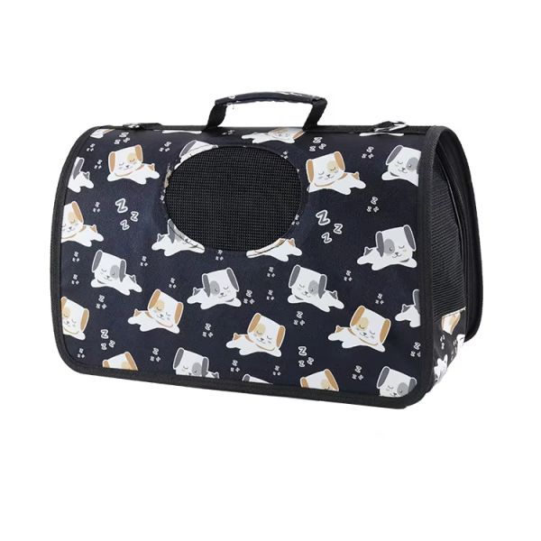 Single Shoulder Pet Carrier Bag Breathable Cat Travel Bags Portable