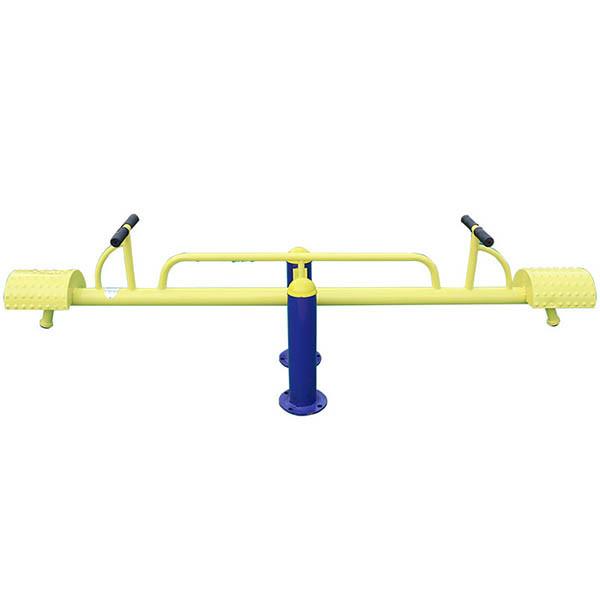 Fadeproof Seesaw Outdoor Playground Equipment TUV Approved For Sports Park