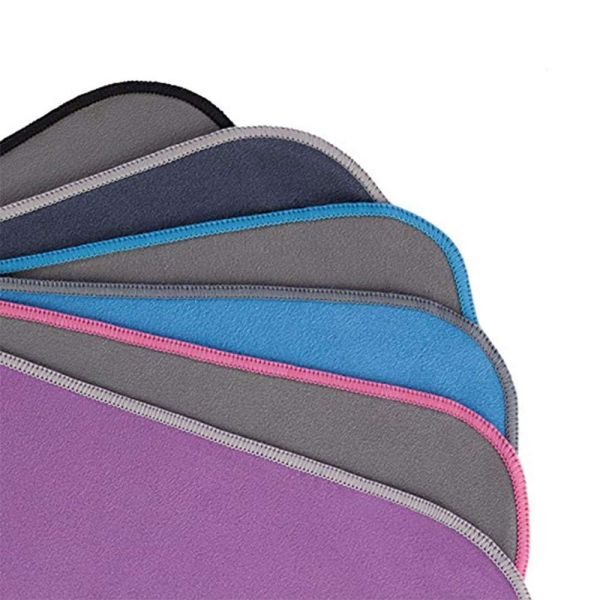Solid Rounded Corner Outdoor Quick-drying Microfiber Sports Towel