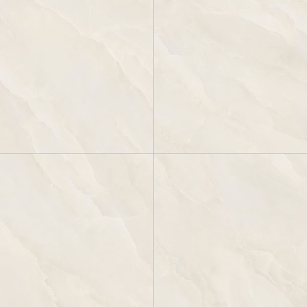 Marble Polished Glazed Porcelain Tiles Beige Color For Lobby