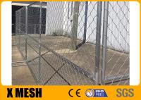 elevação de 6ft pela patrulha larga do perímetro de Mesh Fencing Astm Standard For do elo de corrente de 10 Ft
