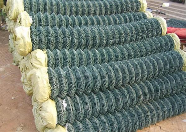 1.2 oz/ft2 (366 g/m2) chain link fence 	vinyl coated chain link fence