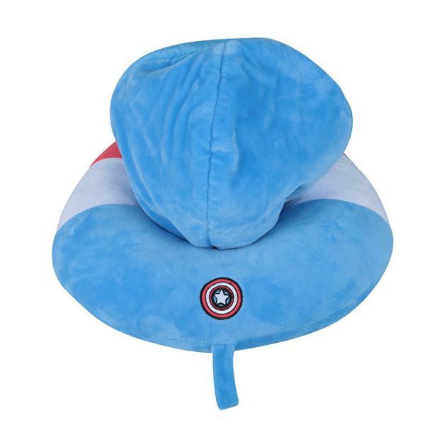 Crystal velboa print  Anti-static travel pillows  with cap good touching keep warming easy carrying