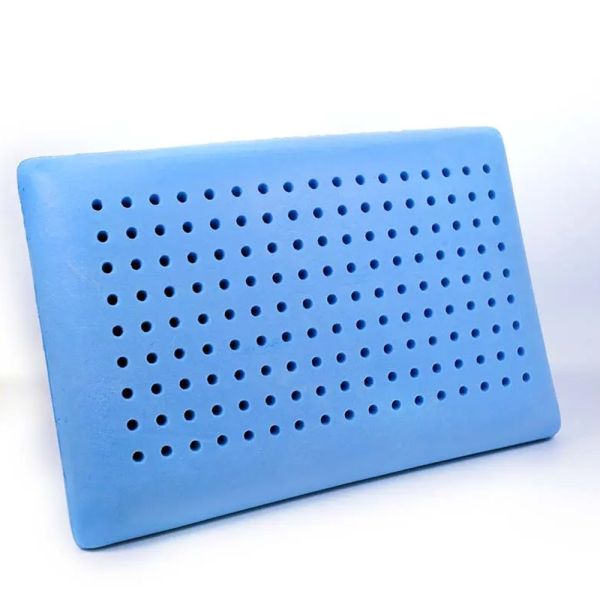 Removable and Washable Blue Gel Memory Foam King Size Pillow for a Good Night's Sleep