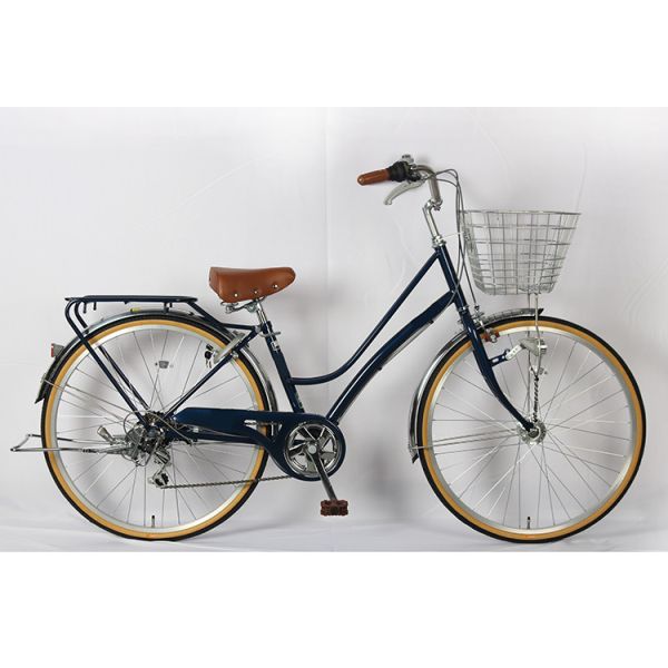 OEM Lady Classic Retro Carbon City Bikes Женщины Винтажный велосипед с корзиной