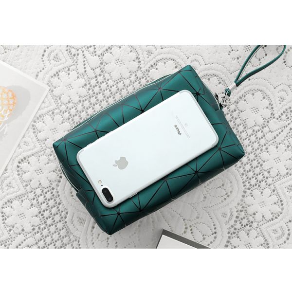 Portable lady large capacity simple waterproof travel small lipstick cosmetics storage makeup bags