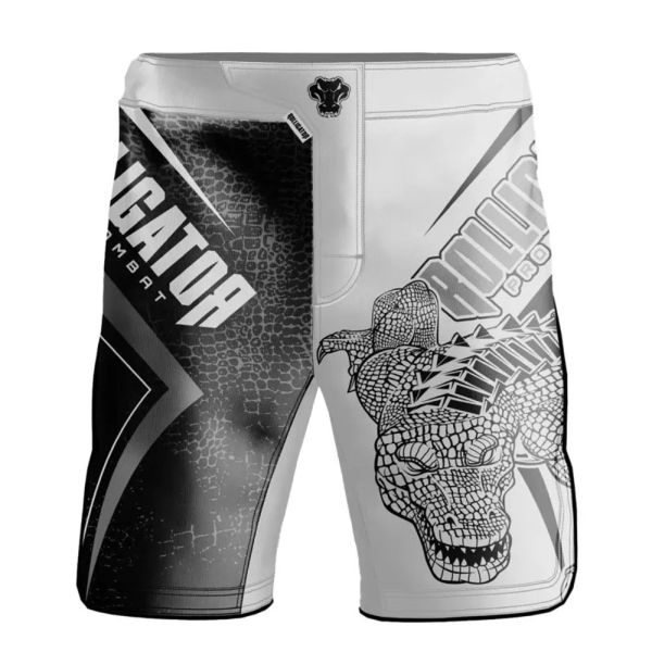 Custom MMA Grappling Shorts With 4 Way Stretch Quick Dry And Anti Pilling For BJJ Training