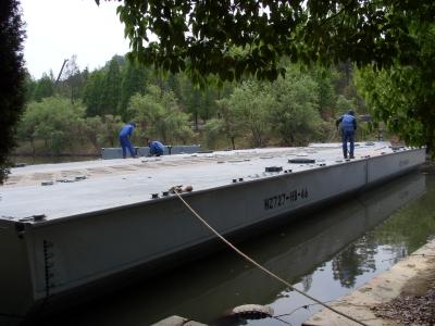 Engenharia de flutuação da função da ponte L12m da água do pontão multi