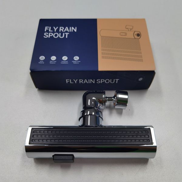 Durable Silver Kitchen Faucet Spout for Smooth Water Flow and Easy Cleaning