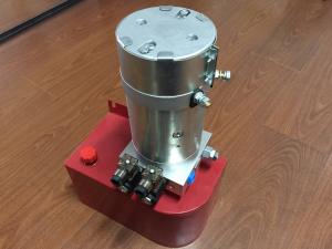 Vertical Mounting 12 Volt DC Hydraulic Power Units 210 bar for fork lift with