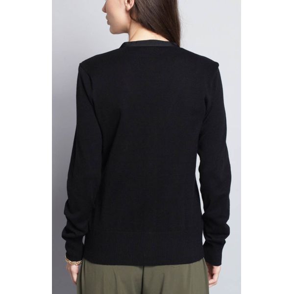 12GG Full Cotton Cardigan Sweater , Lightweight Cotton Cardigan For Autumn