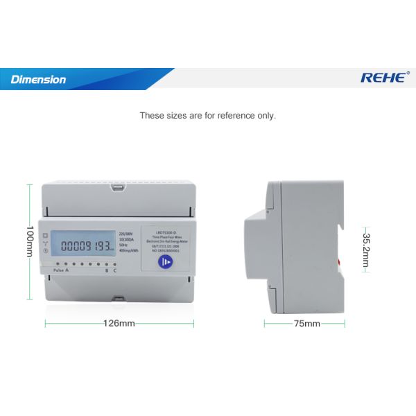 High quality Cheap Price DIN-RAIL Three Phase multi KWH ENERGY POWER METER