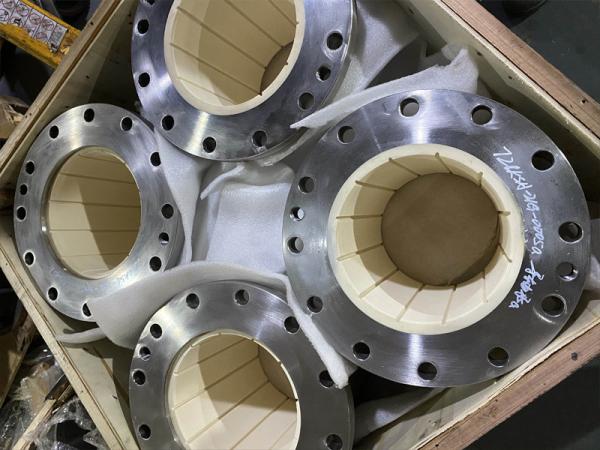 Water-Lubricated Pump Guide Bearing for Hydrodynamic Lubricant Load Ceramic Material